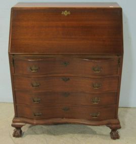 Scandia Furniture  Antique Walnut Finish  Drop Front Secretary