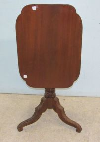 Carved Pedestal Tilt Top Table