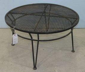 Round Metal Outdoor Table
