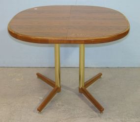 Table with Brass Plated Accents