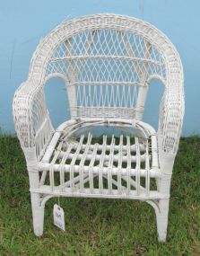 White Wicker Chair