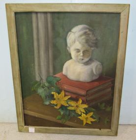Ryane Signed Naive Style Still Life Painting