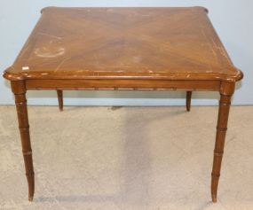 Bamboo Style Leg Game Table