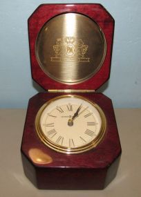 Howard Miller Quartz Phillip Morris Mahogany Clock Model 645-392