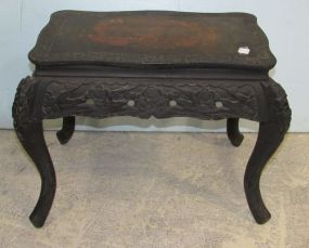 Asian Carved Hardwood Table