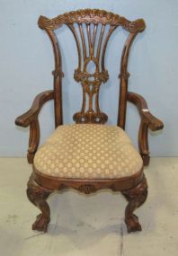 Reproduction Ball-N-Claw Arm Chair