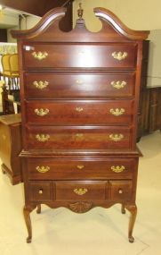 Mahogany Queen Anne High Boy