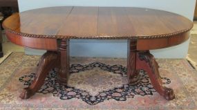 Mahogany Monopodium Foot Dining Table