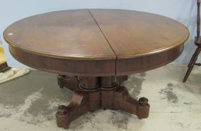54"dia. Empire Mahogany Dinning Table