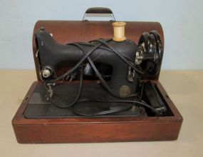 Antique Portable Singer Sewing Machine
