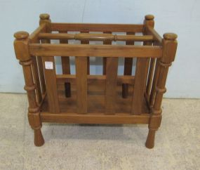 Canterberry Wood Magazine Rack