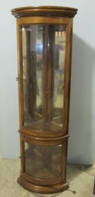 Contemporary Corner Display Cabinet