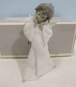 Lladro "Mime Angel" Figurine