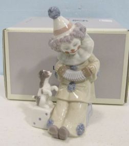 Lladro "Pierrot with Concertina" Figurine