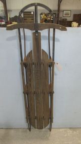 Vintage Nappy Boy Snow Sled