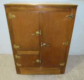 Oak Vintage Ice Box
