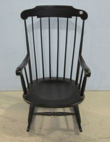 Black Painted Windsor Style Rocker