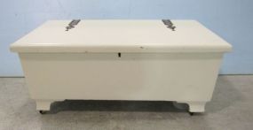 Lane Painted White Cedar Trunk