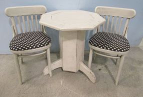 Painted White Breakfast Set