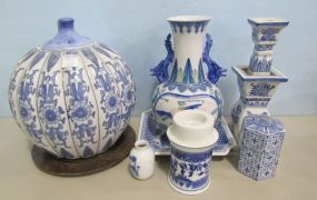 Blue and White Pottery