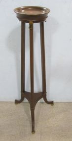 Mahogany Finish Pedestal Stand