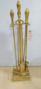 Brass Fire Tool Set