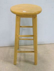 Modern Pine Bar Stool