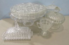 Group of Press Glass