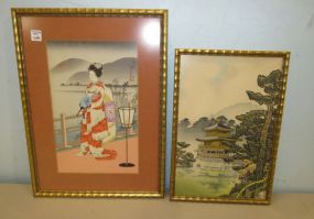 Two Wood Block Prints