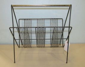 Metal Magazine Rack