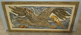 Walter Anderson "Pelican" Silkscreen Print
