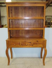 Two Piece Pine Hutch