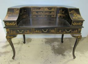 Black Lacquer Ladies Desk