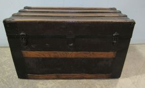 Antique Streamer Trunk