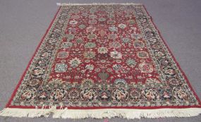 Finesse Red/Navy Area Rug