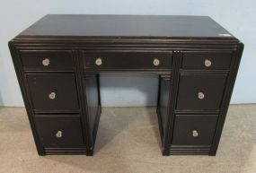 Black Painted Kneehole Desk