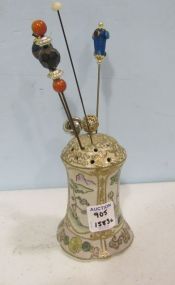 Hand Painted Nippon Pen Holder