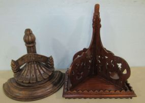 Two Wood Wall Display Shelf