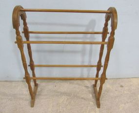 Wood Quilt Rack