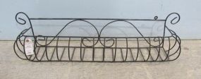 Wrought Iron Window Basket