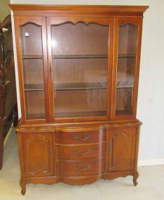 French Provincial Style China Cabinet