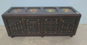 Hand Painted Storage Trunk
