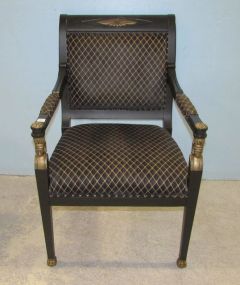 Modern Egyptian Style Arm Chair