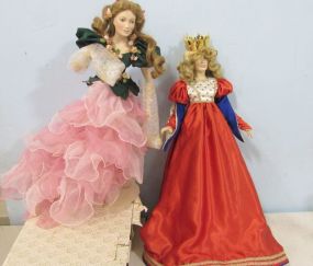Two Franklin Heirloom Dolls
