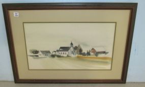 Signed Jan Horton WaterColor