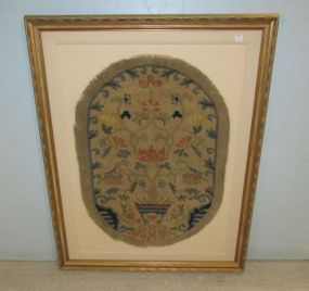 Large Framed Semi-Antique Rug