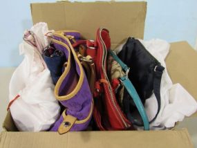 Box lot of Designer Purses