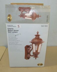 Exterior Motion Sensor Wall Lantern