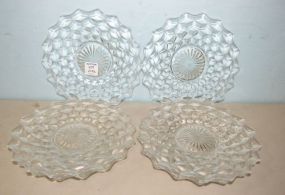 Six Fostoria Style Salad Plates