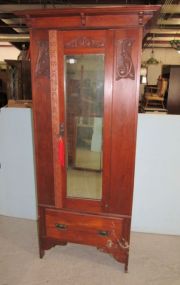 Antique One Door Armoire